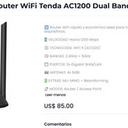 Router WiFi Tenda AC1200 Dual Band nuevo !!! - Img 55067093