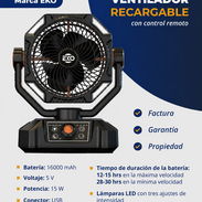 VENTILADOR RECARGABLE - Img 55571192