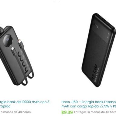 Powerbanks | Cargador portátil para móviles, tablets y audífonos - 2/4