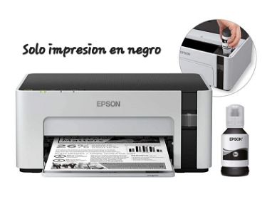 ⛔️⛔️Impresora simple función Epson EcoTank M1120 con wifi blanca y negra NUEVAS EN CAJA - Img main-image