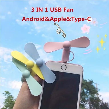Ventilador USB para teléfonos móviles | Con garantía | videojuegoshabana.com - Img 123256271
