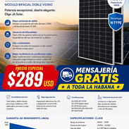 Panel bifacial doble vidrio - Img 56966894