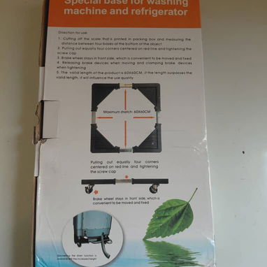 Base para refrigerador y lavadora. Nuevo en caja. Mensajería opcional - Img 123081269