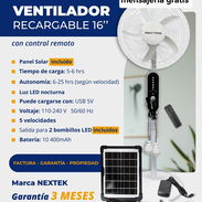 ventilador recargable 16 pulgadas nextek mensajeríagratis. yoafadia 💯 - Img 54884604
