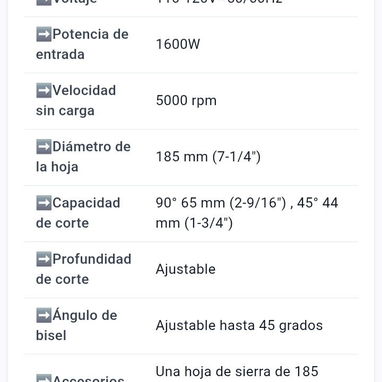 Sierra circular INGCO 1600W - 3/3