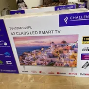 Smart tv challenger 43 pulgadas 250 usd con base fija a la pared mensajería gratis garantía 1mes - Img 56759739
