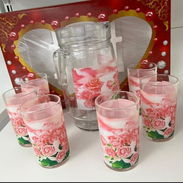 HERMOSO SET DE JARRA CON TAPA Y 6 VASOS. APRÓPIESE DE SU ELEGANCIA Y CONFORT...!!! - Img 56205166