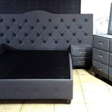 Colchones y camas tapizadas, listo para entregar llamar al 52422734 o whatsap transporte incluido - Img 98857940