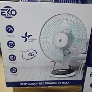 Ventilador recargable de mesa 12" pulgadas marca EKO 🏠 60 USD - Img 57218169