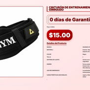 CINTURÓN DE ENTRENAMIENTO PARA GIMNASIO . - Img 56998540