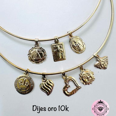 Dijes de oro 10k originales y criollos calidad garantizada - Img 121813277
