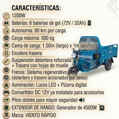 ‼️TRICICLOS ELÉCTRICOS VARIOS MODELOS ‼️ - Img 123241941