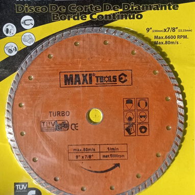 DISCO DE CORTE DE 9 " PARA CERAMICA, PORCELANA, PISOS x Paquetes - Img 123144220