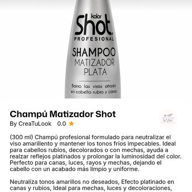 SHAMPOO MATIZADOR 100% ORIGINAL - Img 123723170