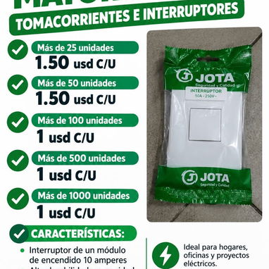 Venta canaletas,tomacorrientes,ínterruptores,cajas breaker - 4/10