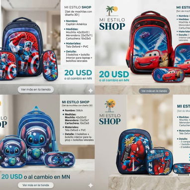 Set de mochilas - 5/5