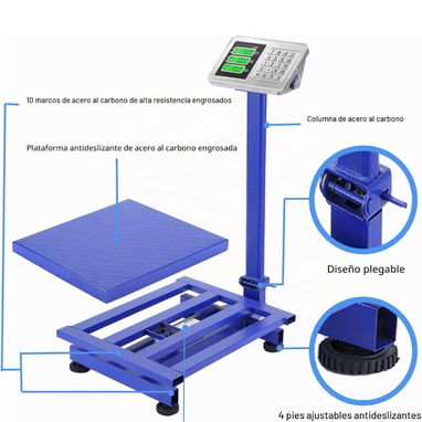 🔥Pesa digital de hasta 500 kg Nueva lista para su negocio con batería DOMICILIO GRATIS contacto 53719344 Tony - 3/7