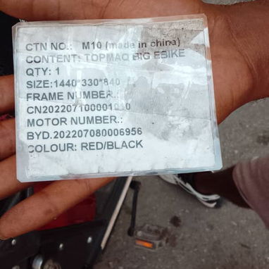 Venta de bicimoto topmaq de uso pero en perfecto estado técnico en la Habana - Img 121487161