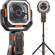 VENTILADOR OUTDOOR RECARGABLE  POTENTE, PORTÁTIL Y AJUSTABLE - Img 55988976
