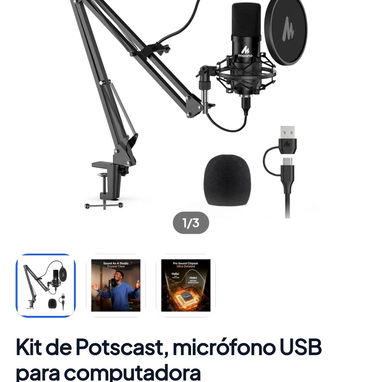 Micrófono para creador de contenido - 8/10