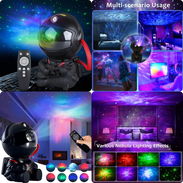 LÁMPARA PROYECTOR ASTRONAUTA DE CIELO ESTRELLADO Y NEBULOSA - Img 58457808