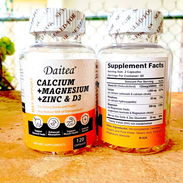 Magnesio con Calcio Zinc Vitaminas D3 y Fósforo ✨ Vitaminas y Minerales importantes con calidad - Img 52622685