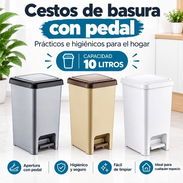 Cestos de basura de pedal 10 litros (dh) - Img 54304328