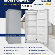 ❄️ NEVERA VERTICAL 🔴 ECO 🆗 8.5 PIES 💲 520 USD - Img 52313411