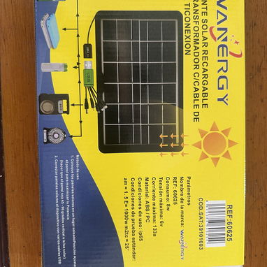 Panel solar 8W - 6V, para cargar móviles, powerbank, ventiladores, etc - Img 119432733