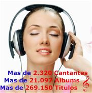 !!GIGANTESQUE PACK MUSICAL!! 269.150 titulos - 21.091 albums - 2.320 cantantes- - Img 45902082