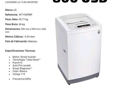 Lavadoras automática ,frios - Img 64460759