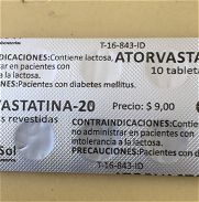 Vendo Atorvastatina 20 mg en blister de 10 tabletas - Img 45982526