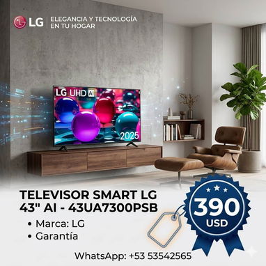 Nuevos en sus 📦.  Smart TV LG 32 pulgadas - 32LQ570BPSA. Factura + Garantía. - Img 122958944
