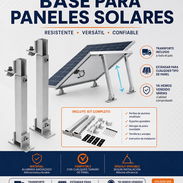 Bases para Paneles Solares | Aluminio | Transporte Incluido - Img 56882334