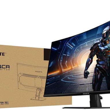 Monitor curvo VA de 31.5" GIGABYTE - GS32QCA - para juegos - QHD 2560x1440-180Hz - 1ms MPRT 52815418 - 10/10
