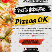 🍕 *PIZZAS OK* 🔥 CALIENTE Y 🛵 EN 30 MIN - Img 51973851