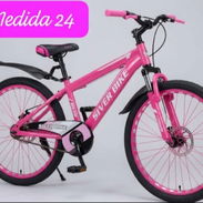 Bicicletas medida 24 varios colores silver bike, frenos de disco amortiguacion delantera,guardafangos nuevas en su caja - Img 56610727