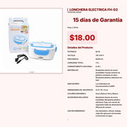 Lonchera Eléctrica FH-03: Práctica, Moderna y con Interior Inoxidable VPT#-0186 - Img 55436201