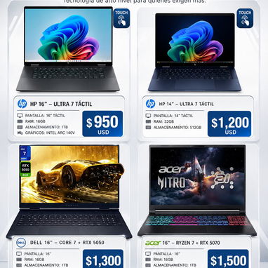 Laptop Variadas (Dell,Lenovo,Acer,HP) - 4/4