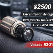 Puerto universal de 12V con encendedor de cigarro - Img 58278270