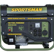 Venta de planta eléctrica Sportsman 4,000-Watt/3,500-Watt Recoil Start Tri Fuel Portable Generator, Runs on Natural G - Img 45612407