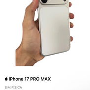iphone 17 pro max Sim física con 100 de batería venta o cambio x iPhone menor y vuelto - Img 55721911