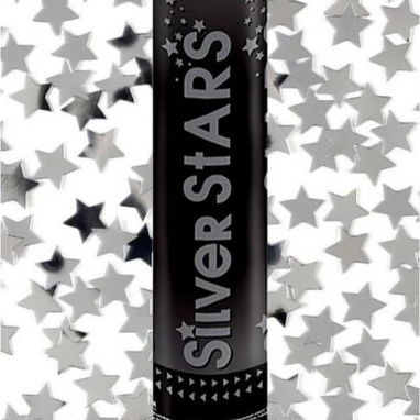 Cañón de Confettis Estrellitas Metálicas - Img 117593871