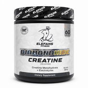 Creatina Monohidratada + Electrolytes DiamondHide (Elefans Fitness) 300gr-60serv - Img 56290542