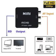 Adaptador RCA a HDMI – Conversor AV analógico a digital 1080p - Img 51406783