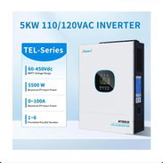 Inversor solar híbrido AMPINVT TEL de 5000 W, 48 V a 120 V con MPPT 100 A - Img 57396595