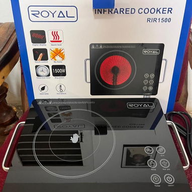 Cocina infrarrojo Royal Potencia: 1500w (Funciona con cualquier cazuela) $60 USD transporte incluido Garantía - Img 120108454