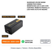 INVERSOR VEVOR 5000W 10000W PICO ONDA MODIFICADA - Img 58444744
