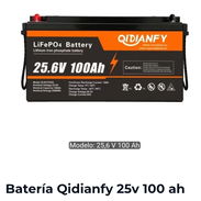 Batería Qidianfy 25v 100 ah - Img 57065974