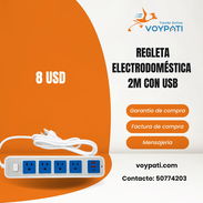 REGLETA ELÉCTRICA 2CM CON USB - Img 57145710